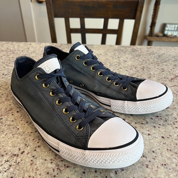 Converse Chuck Taylor All Star Ox Men's Shoes Obsidian/White/Black 155378F - Picture 1 of 11